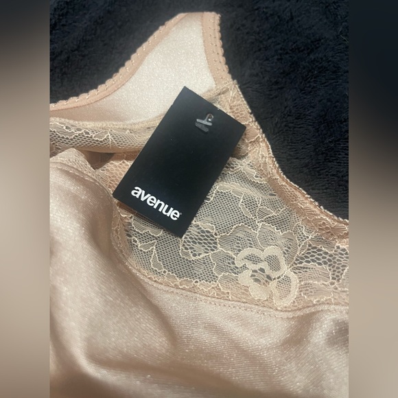 ✨AVENUE BODY Full Coverage Wire Free Bra - beige Size 46C Natural NEW✨ - Picture 11 of 11